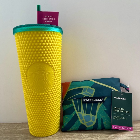 Starbucks Handbags - 🌴Starbucks Hawaii 🍍tumbler/reusable tote bag🌴